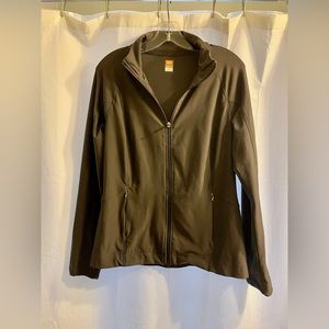 LUCY tech gray zip up size medium